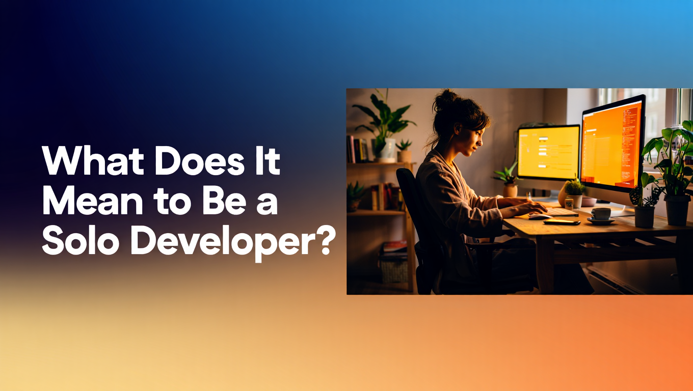 What Does It Mean to Be a Solo Developer?