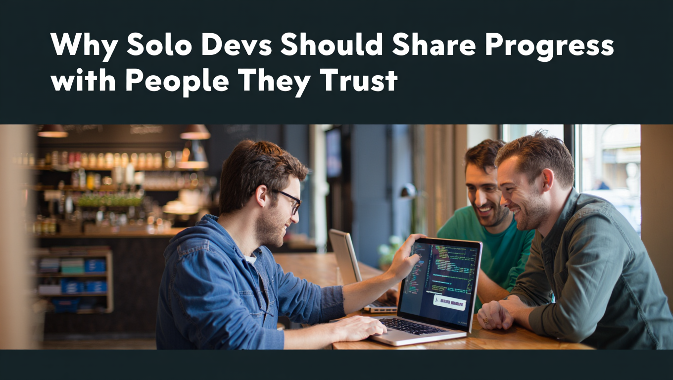 Why Solo Devs Should Share Progress with People They Trust - Related productivity tutorial