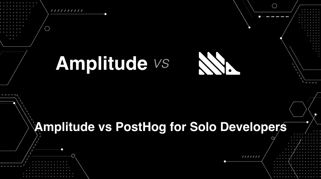 Hero image for Amplitude vs PostHog for Solo Developers