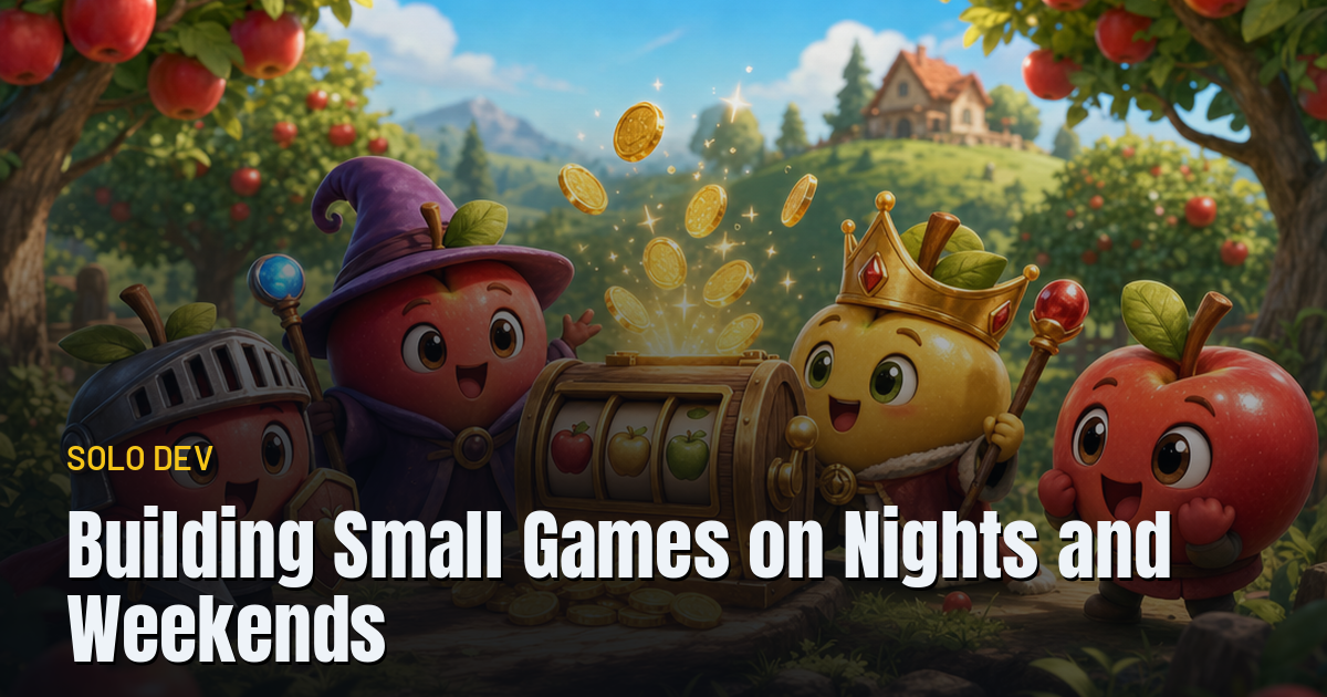 What Building Small Games on Nights and Weekends Taught Me