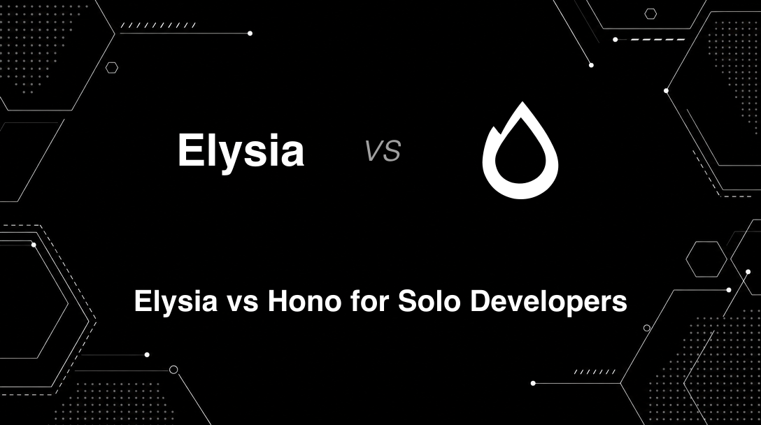 Hero image for Elysia vs Hono for Solo Developers