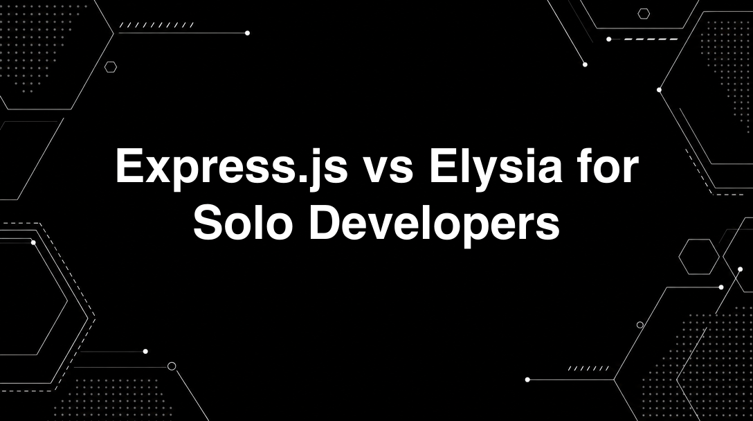 Hero image for Express.js vs Elysia for Solo Developers
