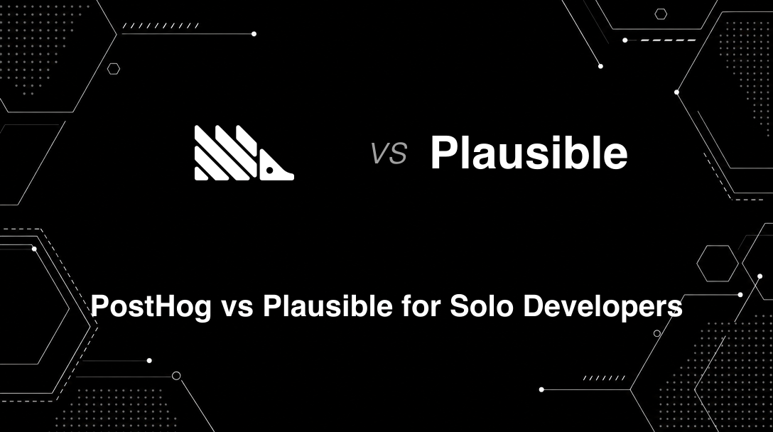 Hero image for PostHog vs Plausible for Solo Developers
