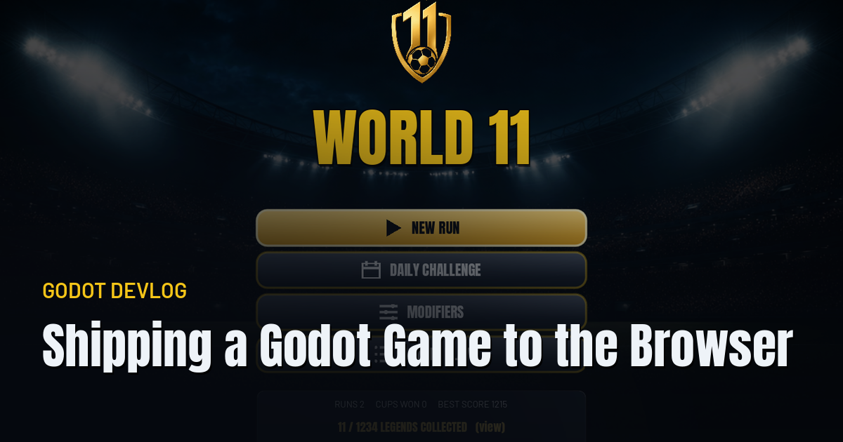 Shipping a Godot Game to the Browser With a Branded Loader - Complete game-development guide and tutorial