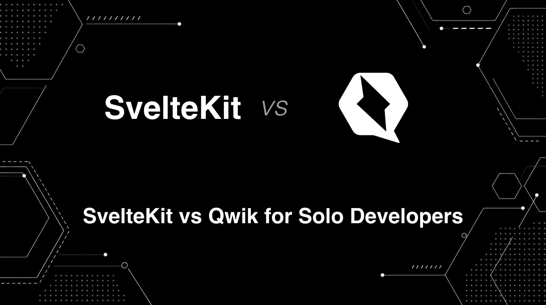 Hero image for SvelteKit vs Qwik for Solo Developers